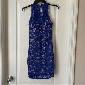 Sequin hearts lace dress